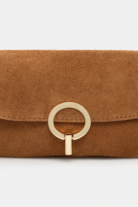 Answear.LAB torebka zamszowa brązowy 1368.hak