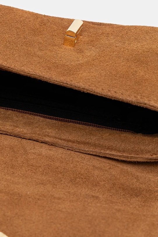 Answear.LAB torebka zamszowa 1368.hak brązowy