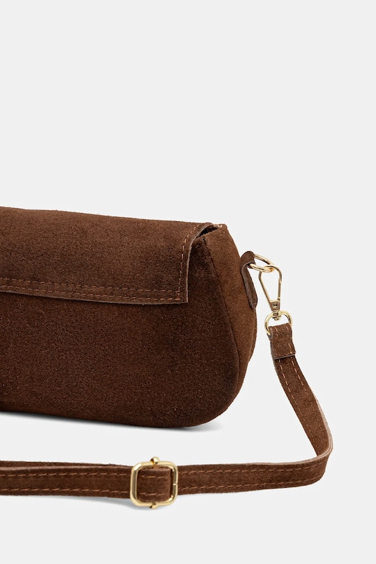 Answear.LAB torebka zamszowa 1368.hak brązowy WS26