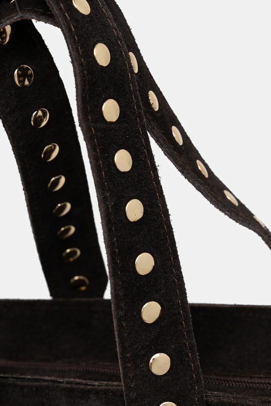 Answear.LAB torebka zamszowa brązowy 1300.hak