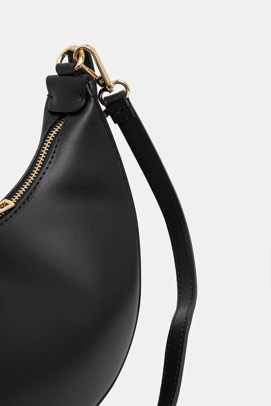 Akcesoria Answear.LAB torebka skórzana 1343.hak czarny