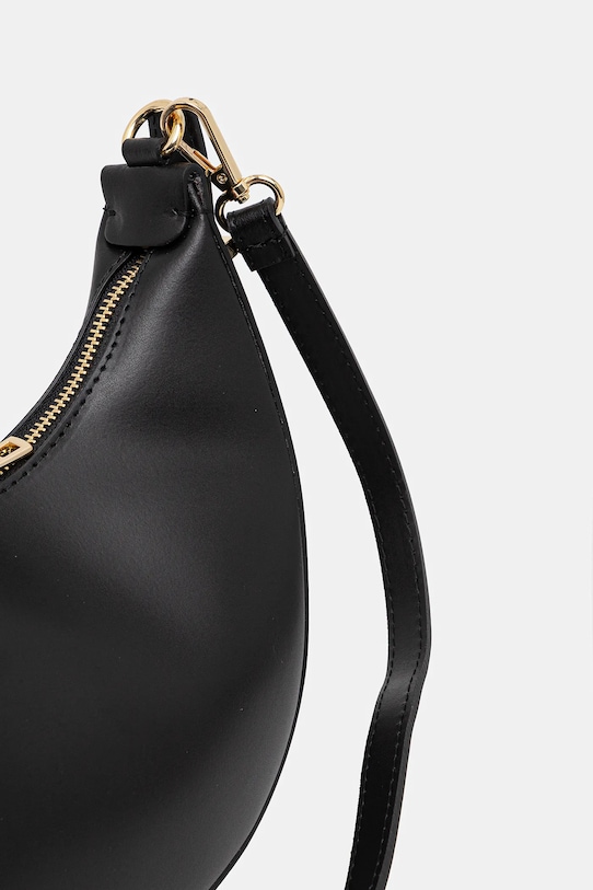 Akcesoria Answear.LAB torebka skórzana 1343.hak czarny