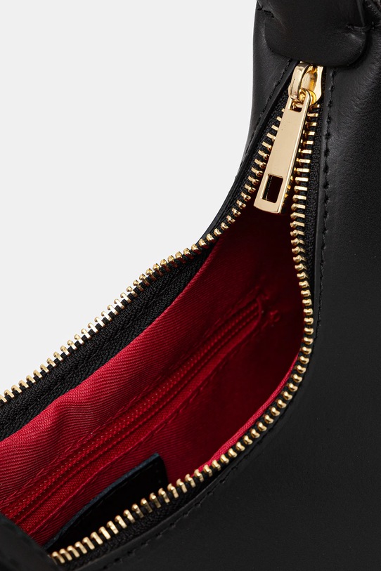 Answear.LAB torebka skórzana 1343.hak czarny