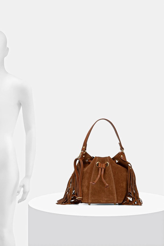 Answear.LAB torebka zamszowa 1418.hak