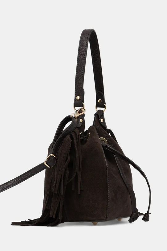 Answear.LAB torebka zamszowa 1418.hak brązowy WS26