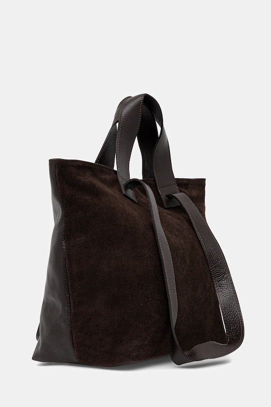 Answear.LAB torebka skórzana 1412.hak brązowy WS26