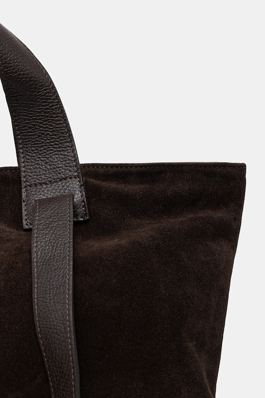 Answear.LAB torebka skórzana brązowy 1412.hak