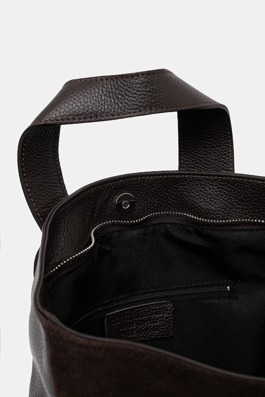 Answear.LAB torebka skórzana 1412.hak brązowy