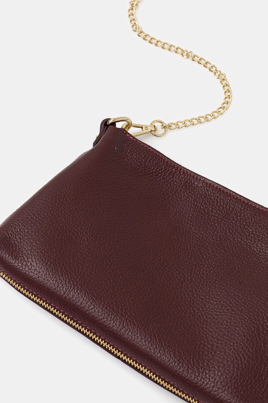 Akcesoria Answear.LAB torebka skórzana SR17ML.pak bordowy