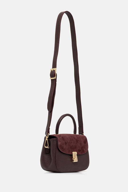 Answear.LAB torebka skórzana SR23MM.pak bordowy WS26