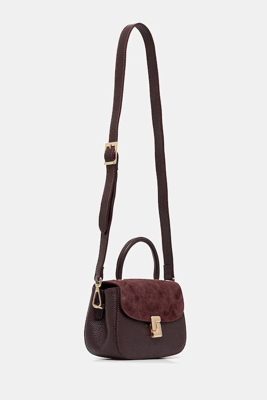 Δερμάτινη τσάντα Answear.LAB SR23MM.pak μπορντό WS26