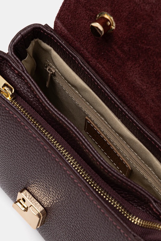 Answear.LAB torebka skórzana SR23MM.pak bordowy