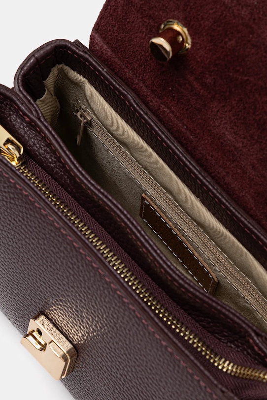 Δερμάτινη τσάντα Answear.LAB SR23MM.pak μπορντό