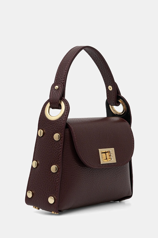 Kožená kabelka Answear.LAB SR28ML.pak burgundské WS26