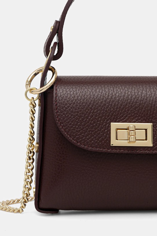 Answear.LAB torebka skórzana bordowy SR28ML.pak