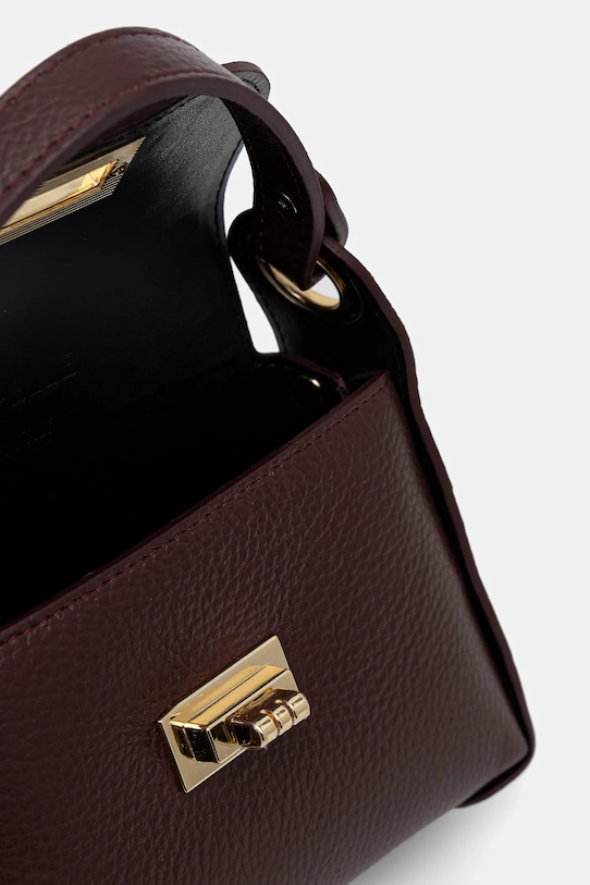 Kožená kabelka Answear.LAB SR28ML.pak burgundské