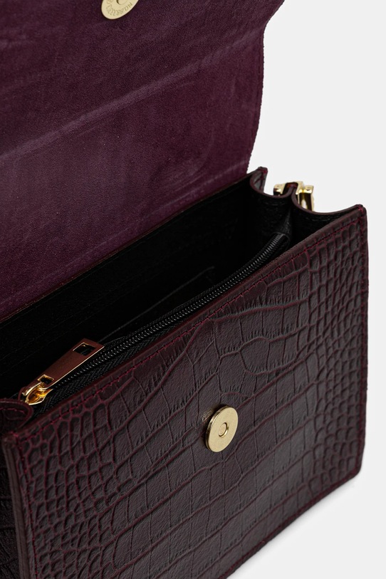 Answear.LAB torebka skórzana SR29ML.pak bordowy