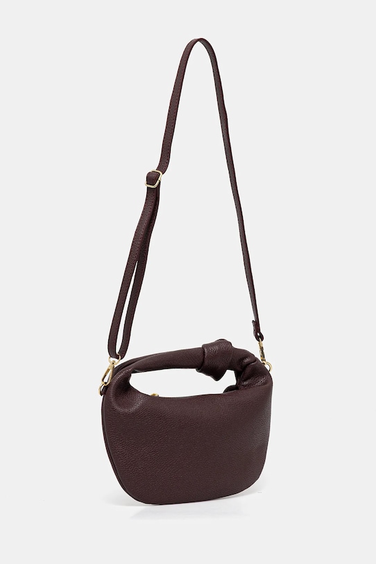 Kožená kabelka Answear.LAB SR33ML.pak burgundské WS26