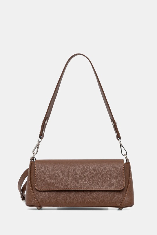 Answear.LAB torebka skórzana skóra licowa brązowy SR14ML.pak