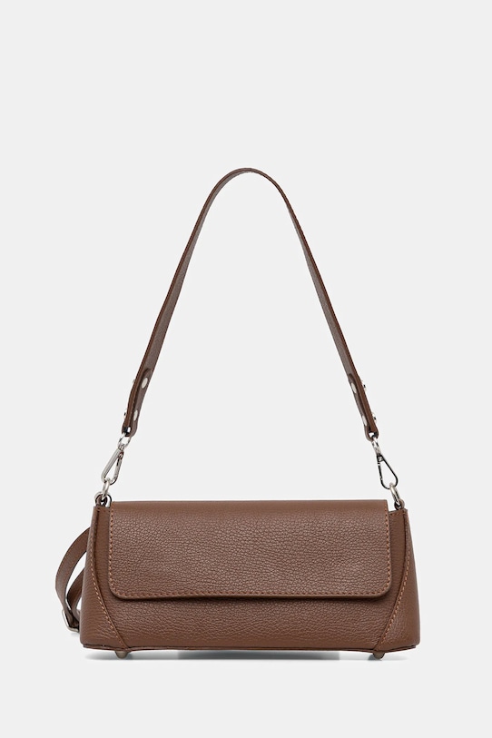 Answear.LAB torebka skórzana skóra licowa brązowy SR14ML.pak