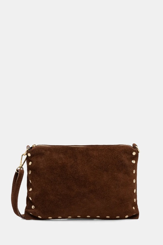 Answear.LAB torebka zamszowa nie mieści A4 brązowy SR15SZ.pak