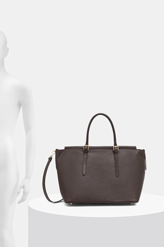 Answear.LAB torebka skórzana SR16DL.pak brązowy