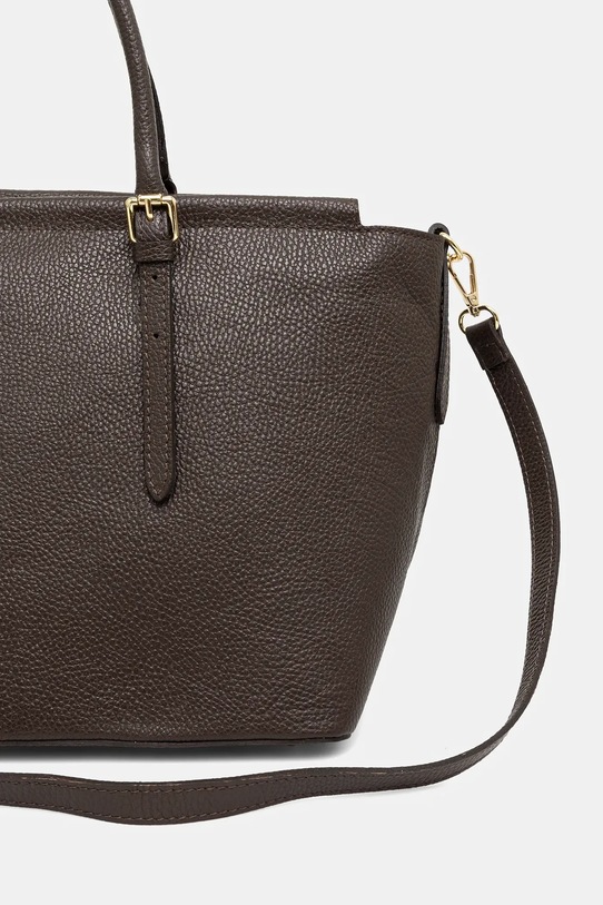 Akcesoria Answear.LAB torebka skórzana SR16DL.pak brązowy