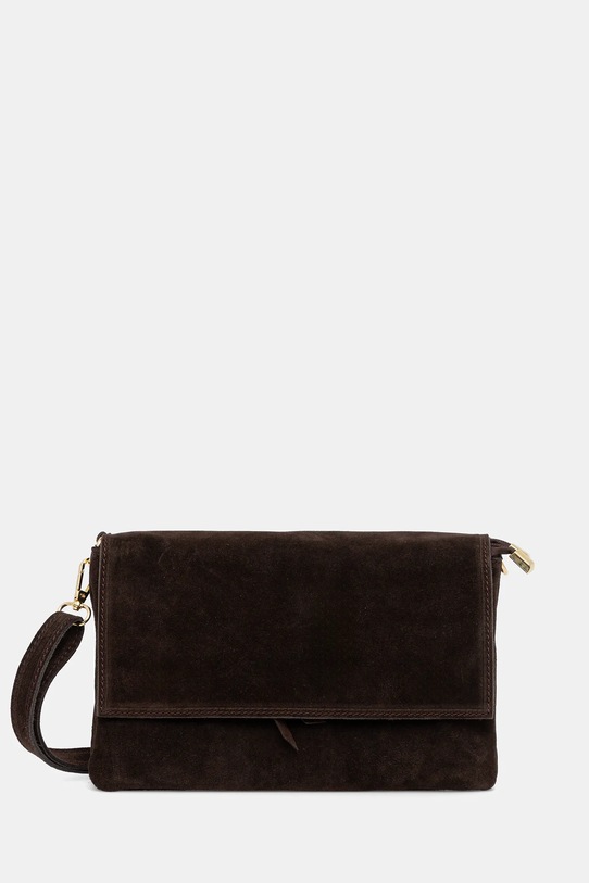 Answear.LAB torebka zamszowa nie mieści A4 brązowy SR18MZ.pak