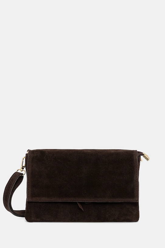 Answear.LAB torebka zamszowa nie mieści A4 brązowy SR18MZ.pak