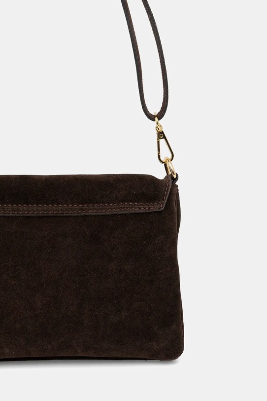 Akcesoria Answear.LAB torebka zamszowa SR18MZ.pak brązowy