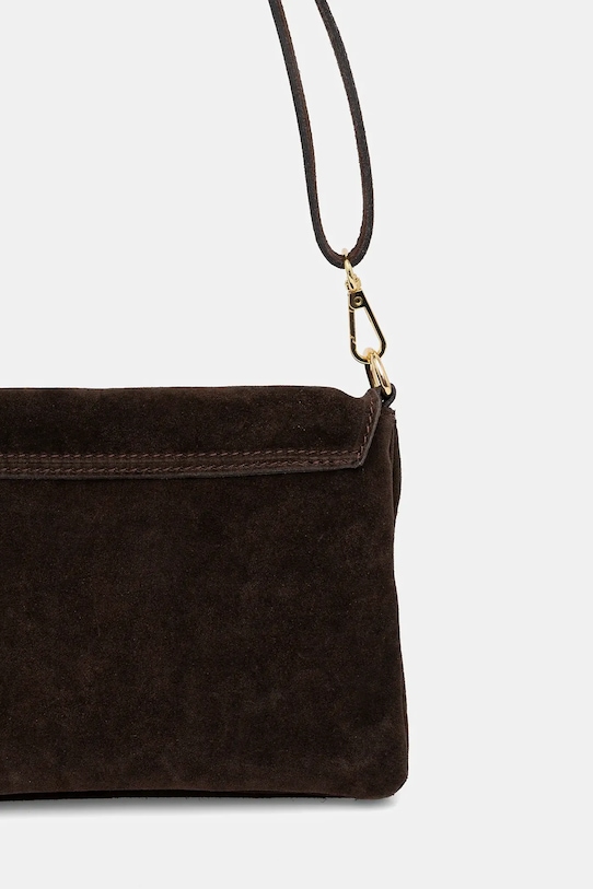 Akcesoria Answear.LAB torebka zamszowa SR18MZ.pak brązowy