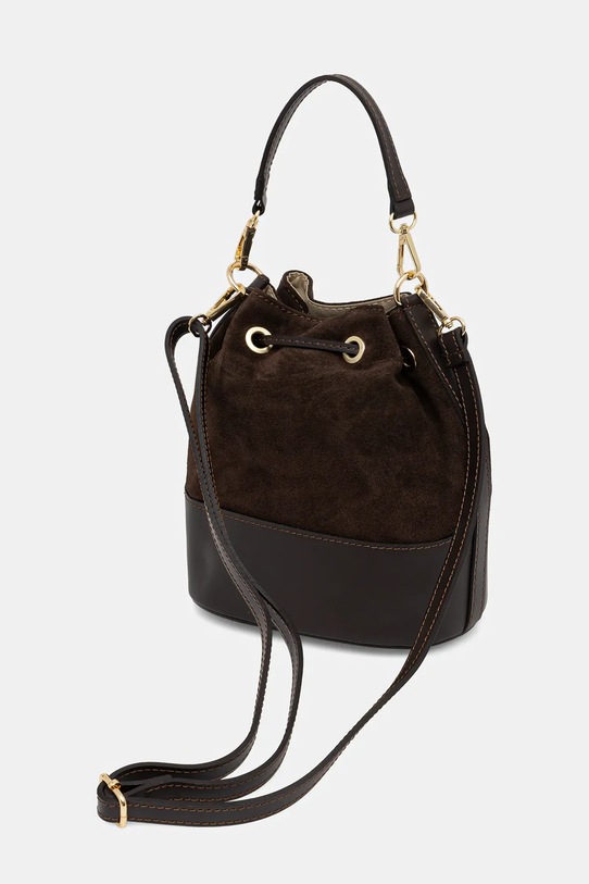 Akcesoria Answear.LAB torebka skórzana SR19MM.pak brązowy