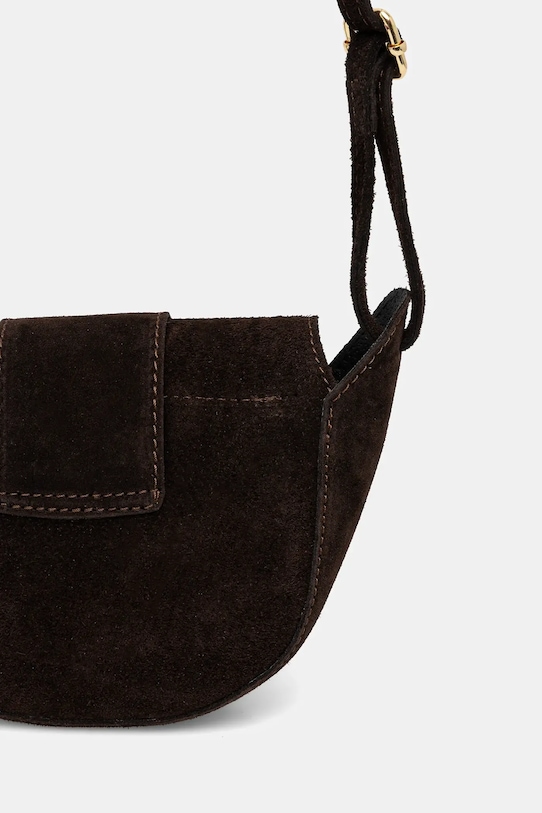 Akcesoria Answear.LAB torebka zamszowa SR21MZ.pak brązowy