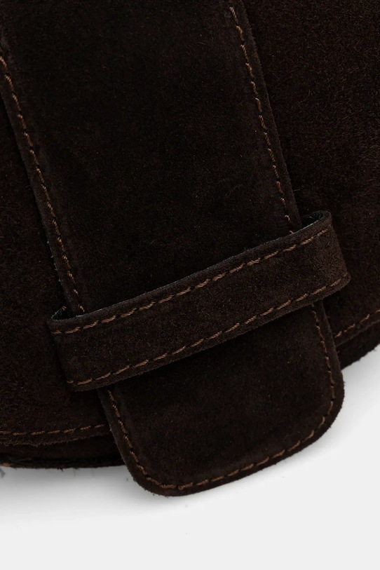 Answear.LAB torebka zamszowa brązowy SR21MZ.pak