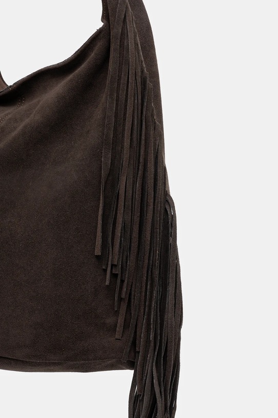 Answear.LAB torebka zamszowa brązowy SR22DZ.pak