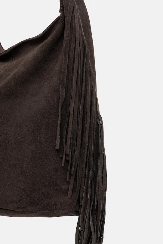 Answear.LAB torebka zamszowa brązowy SR22DZ.pak