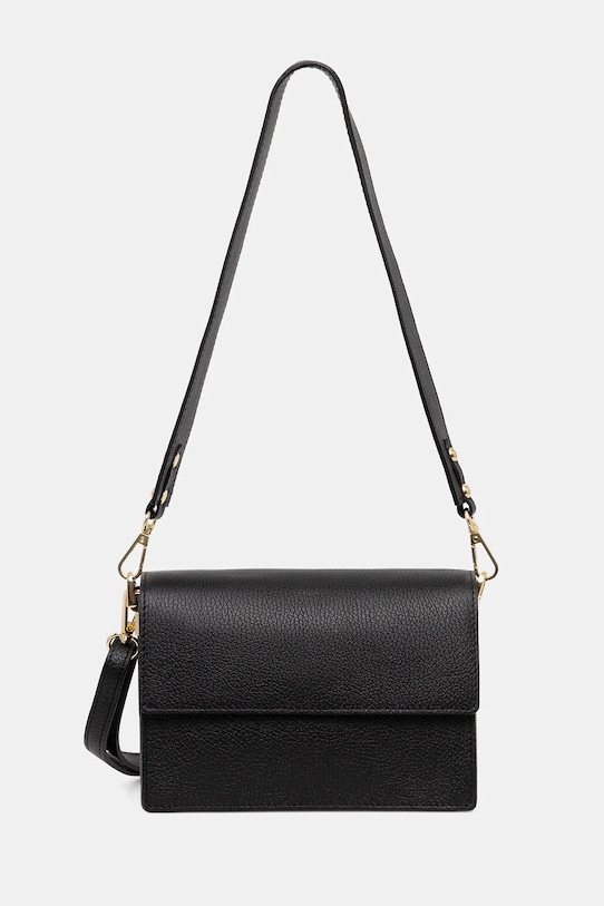 Answear.LAB torebka skórzana skóra licowa czarny SR27ML.pak