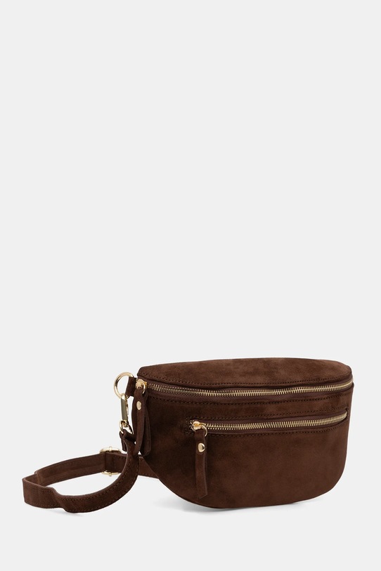 Answear.LAB saszetka zamszowa SR30MZN.pak brązowy WS26