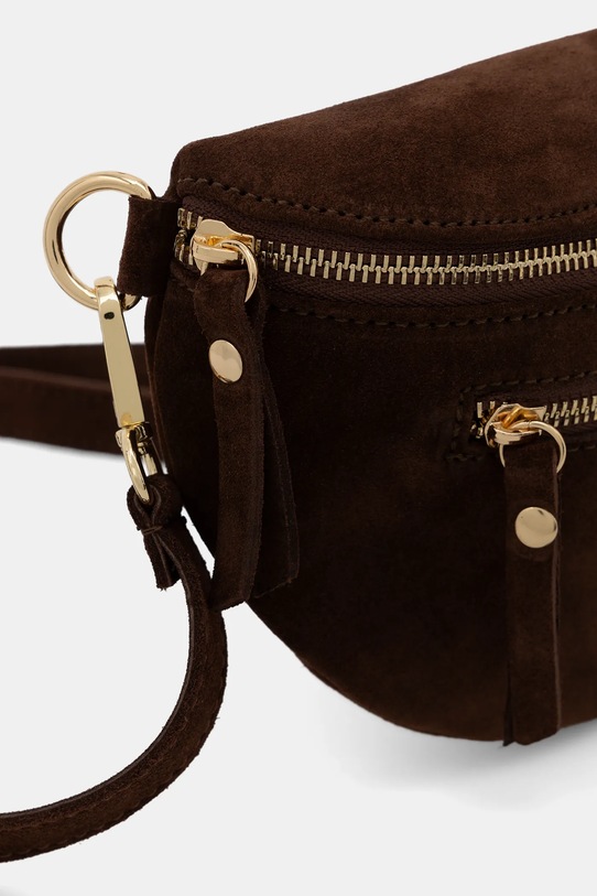 Answear.LAB saszetka zamszowa brązowy SR30MZN.pak