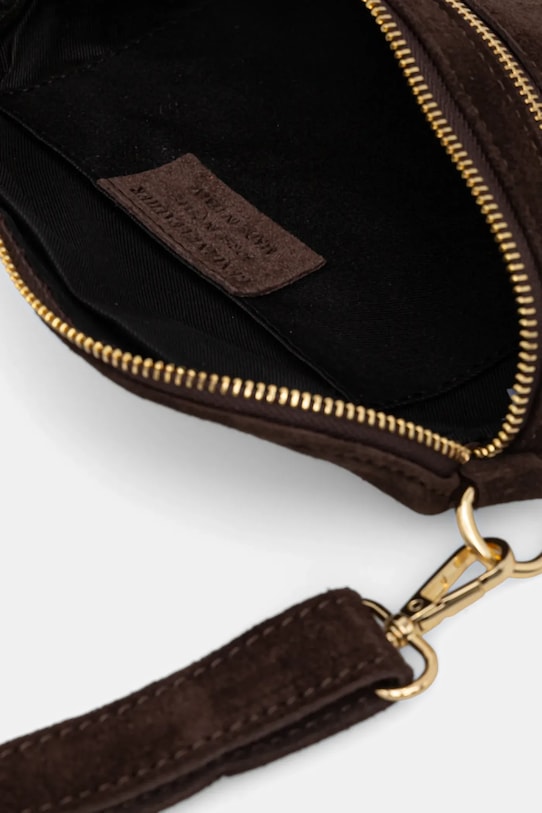 Answear.LAB saszetka zamszowa SR30MZN.pak brązowy