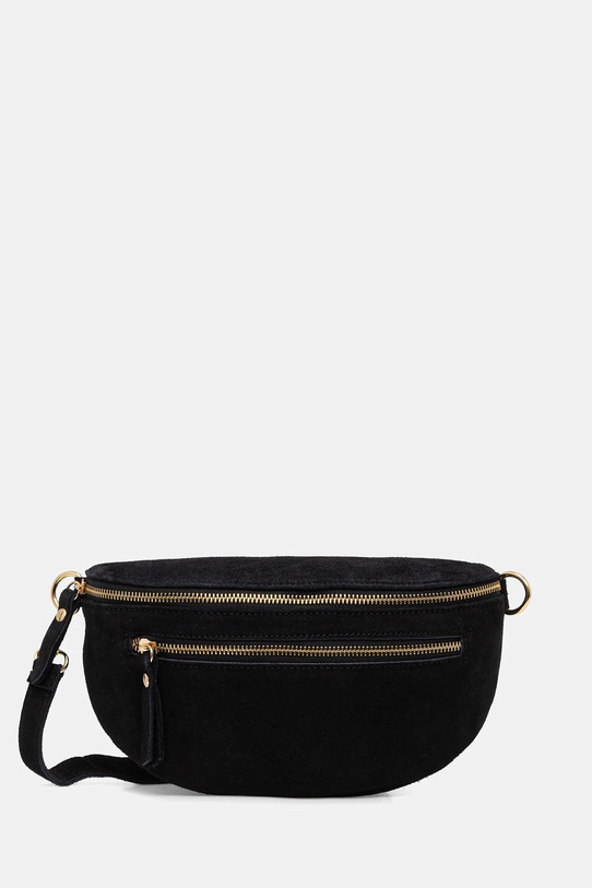 Answear.LAB saszetka zamszowa nie mieści A4 czarny SR30MZN.pak