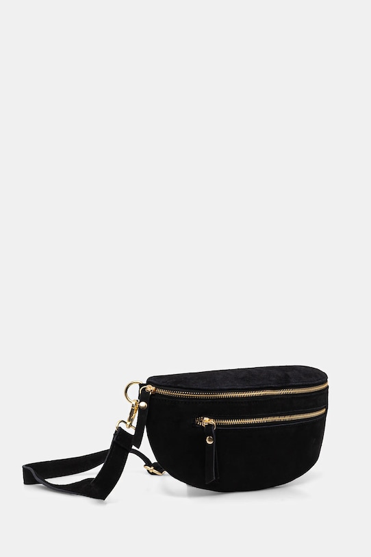 Answear.LAB saszetka zamszowa SR30MZN.pak czarny WS26