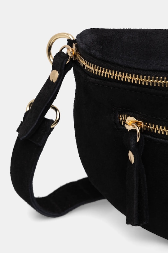 Answear.LAB saszetka zamszowa czarny SR30MZN.pak
