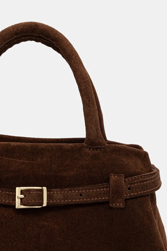 Answear.LAB torebka zamszowa brązowy SR31DZ.pak