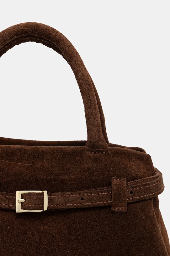 Answear.LAB torebka zamszowa brązowy SR31DZ.pak