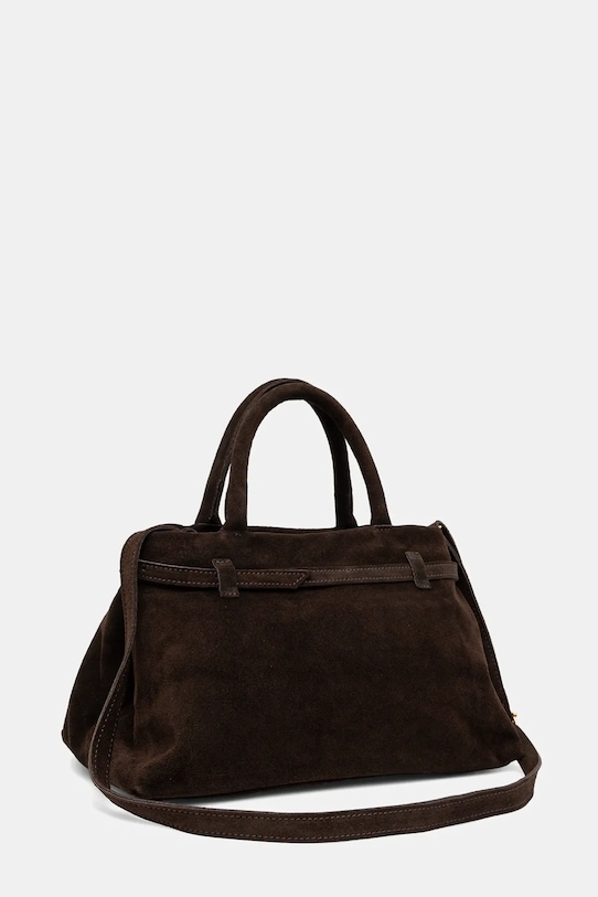 Akcesoria Answear.LAB torebka zamszowa SR31DZ.pak brązowy