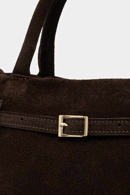 Semišová kabelka Answear.LAB hnědá SR31DZ.pak