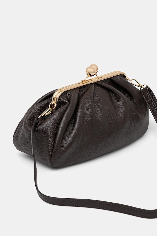 Akcesoria Answear.LAB torebka skórzana SR36DL.pak brązowy