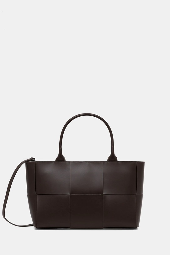 Answear.LAB torebka skórzana skóra licowa brązowy SR38DL.pak