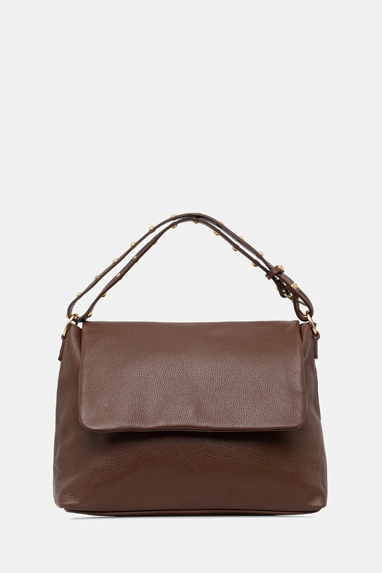 Answear.LAB torebka skórzana skóra licowa brązowy 1422.hak